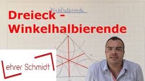 Dreieck, innenwinkelsumme, rechtwinkliges dreieck, spitzwinkliges dreieck. Dreieck Winkelhalbierende Konstruieren Geometrie Mathematik Lehrerschmidt Youtube
