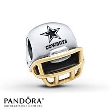 Pandora Charm Dallas Cowboys Sterling Silver 14k Gold Dallas Cowboys Football Helmets Cowboys Helmet