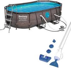 Bestway 14ft X 8ft X 39 6in Power Swim Vista Pool With Pump And Aquacrawl Vacuum Google Shopping In Ground Pools Above Ground Pool Best Above Ground Pool