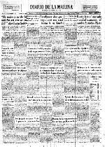 An illustration of a horizontal line over an up pointing arrow. Diario De La Marina