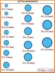 How To Measure Button Size By Ligne Goldnfiber Apparel