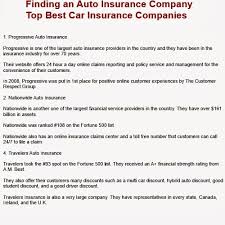 Progressive is the best car insurance for drivers who have a history of being involved in a car accident. Car Insurance Theonebestway103