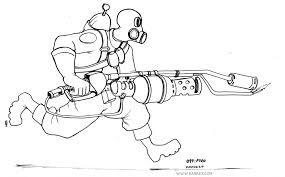 Team Fortress 2 Pyro Coloring Pages Sketch Coloring Page Superhero Coloring Pages Coloring Pages Team Fortress