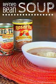 Refried Bean Soup Frugal Living Mom Recipe Pureed Food Recipes Vsg Recipes Recipes