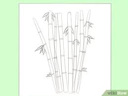 How To Draw Bamboo 8 Steps With Pictures Wikihow Shop for bamboo trees art from the world's greatest living artists. how to draw bamboo 8 steps with