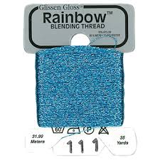 Glissen Gloss Rainbow Blending Thread 111 Pale Blue