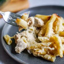 Pasta Chicken Alfredo Freezer Casserole - My Life and Kids