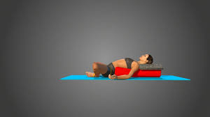 Supta Baddha Konasana By Lily Yoga3d Yoga Poses Poses Yoga