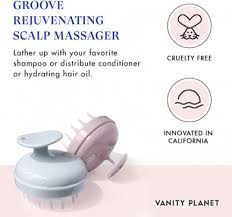 Vanity Planet Groove Scalp Massager Pucker Up Pink Rejuvenating Handheld Shampoo Brush 2 Speed Vibrating Water Resistant By Vanity Planet Shop Online For Beauty In Australia