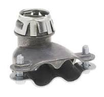 E-Z Lock® Duplex 90 Degree AC/MC Connector 3/8", Die Cast ...