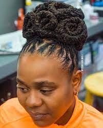 60 Easy And Showy Protective Hairstyles For Natural Hair To Try Asap Locs Hairstyles Natural Hair Styles Dreads Styles