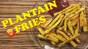 It makes an excellent side or a quick snack. Easy Green Plantain Recipe Plantain Chili Fries Healthy Fries Variation Youtube