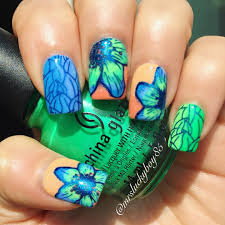 Mrsluckyboy85 Sarah On Instagram Blue For Clairestelle8mar Ok So It S Not All That Blue But There Is Blue In There The I Sinful Colors My Stamp Nail Art