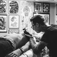 Josh loves traditional, american styles and black and grey wash work. Arrows And Embers Tattoo Will Self American Traditional Tattoo Artist