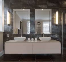 This white frame bathroom mirror is a stunning addition to a modern bathroom. 12 Attractive Bathroom Mirror Ideas You Have To Implement