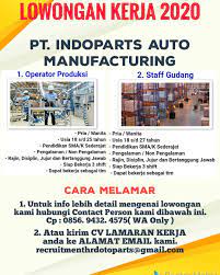 The continuous growth, which pt wijaya karya (wika) indonesia has established for more than forty years, is a succsess story that reflects the towering commitment and hard work of its workforce. Info Loker Pt Indoparts Auto Loker Jabodetabek2020 Facebook