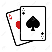 Blackjack Poker Cards Line Art Icon For Apps And Websites ...