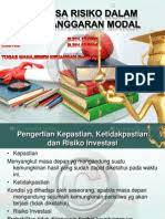 Ketidaktepatan dalam menetapkan pilihan investasi akan menimbulkan. Analisa Risiko Dalam Penganggaran Modal