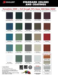 Color Charts From Manufacturers We Use Bensalem Metal