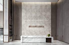 bringing forward looking modern office space in a wide scale style ad 1 携高瞻远瞩之势 奢阔尺度笔法下的现代办公空间 lobby design lobby interior design office interior design