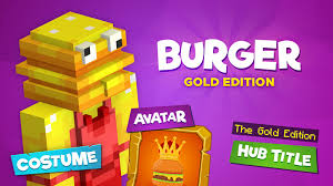 Browse through and vote for your favorite. Burger Gold Edition Costume By The Hive Mcstore