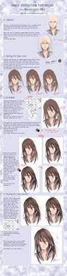 Hair Coloring Tutorial For Paint Tool Sai By Circet On Deviantart Digital Painting Tutorials Coloring Tutorial Digital Art Tutorial