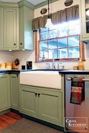 Sage Green Country Cottage Kitchen With Farmhouse Sink Transitional Kitchen Other Metro By Country Cottage Kitchen Inset Cabinetry Ikea Kitchen Design