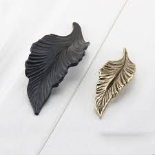 Check spelling or type a new query. 1pcs Door Handle Novelty Black Gold Leaves Creative Cabinet Drawer Knobs Handles Wardrobe Door Handles Furniture Handles Buy At The Price Of 10 00 In Aliexpress Com Imall Com