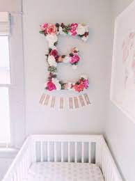 So Sweet Simply Beautiful Custom Floral Letters By Freshpartycollective On Etsy Itsallinthedetails Schedul Baby Girl Room Girl Nursery Baby Room Decor
