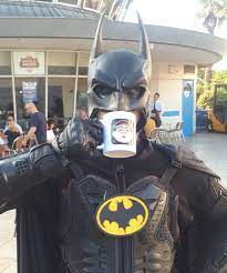 Batman dark knight mug changing color coffee cup mugs heat sensitive mug transforming magic mug gift for your friends or kids. Batman Dc Comics Superhero Santa Radio Mug Shot