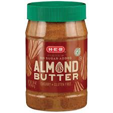 Best almond butter there is! H E B Select Ingredients No Sugar Added Almond Butter Shop Peanut Butter At H E B