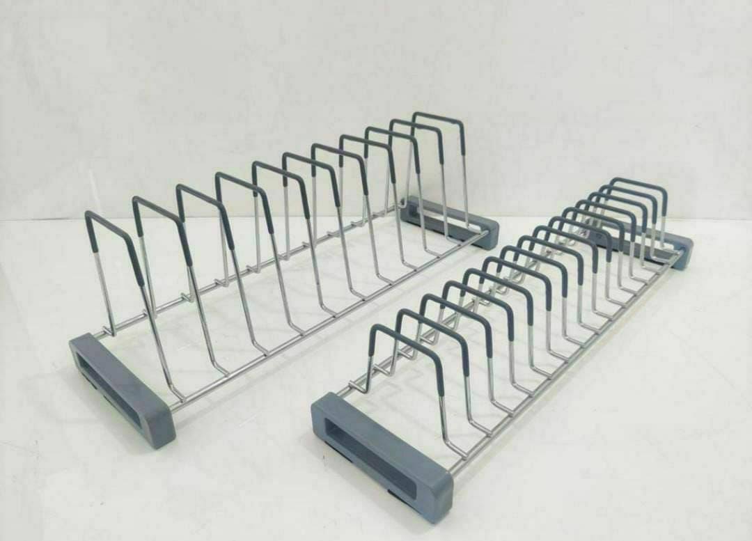 Stainless Steel Plate Organizer / Thali Partition Rack product image