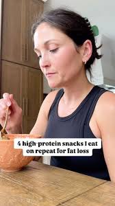 Here are the details for my fave protein-packed snacks for fat loss. ⬇️,  Comment “recipe” and I’ll send you all the recipes mentioned here + a full  list of high-protein store-bought snacks that I ...