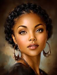 Beautiful woman in white green dress