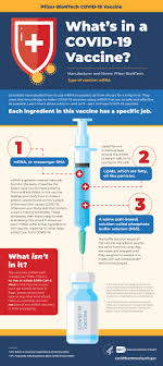 Pfizer's vaccine is the first on the market that consists of actual genetic information from a virus in the form of messenger rna, or mrna, a type of molecule whose usual job is to. Explore What Is And Isn T In A Covid 19 Mrna Vaccine