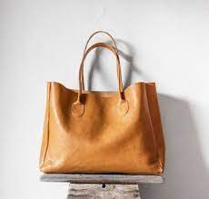 leather shopper in butterscotch leather tote shoulder bag brown leather bag leather bag women 39 s handbag l carteras bolso de cuero bolso shopper