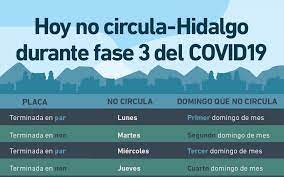 Rafael moreno valle, gobernador del estado, aseveró que en puebla no se aplicará el programa hoy no circula. Hoy No Circula En Hidalgo Durante La Fase 3 De La Emergencia Sanitaria Comision Ambiental De La Megalopolis Gobierno Gob Mx