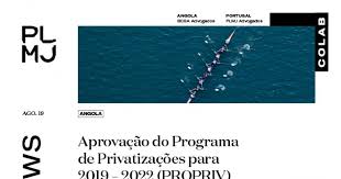 Diário completo pdf versão certificada. Approval Of The Privatisation Programme For 2019 2022 Propriv Informative Notes Knowledge Plmj Transformative Legal Experts