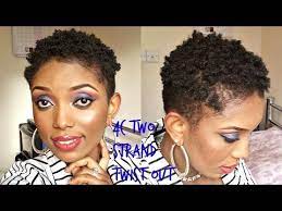 Natural Hair 4c Two Strands Twist Out On A Very Short Hair Natural Hair Styles Very Short Hair Quick Hairstyles