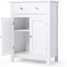 Buy mobile storage cabinets & industrial cabinets at material handling solutions. Amazon Com Tangkula Bathroom Storage Cabinet Free Standing Bathroom Cabinet With Large Drawer 2 Doors Storage Cabinet With 1 Adjustable Shelf 3 Heights Available For Bathroom Living Room White Kitchen Dining