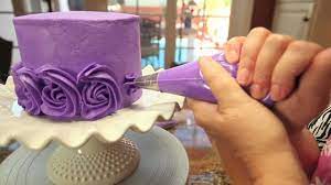 I fear my roses would look like they have just died and nobody would want to eat my cake!! Rose Swirl Cake By Lori S Bakery Youtube