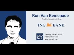 We are continuously improving this new site and if you miss information or have ideas on what we can. 174 Financial Services And Digital Transformation With Ron Van Kemenade Cio Ing Bank Youtube