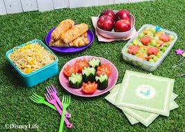 Tangled + rapunzel party details:this is what monica said about planning the party one of my favorite lines of flynn rider so we served the food in frying pans. Disney Tangled Themed Picnic Recipes Eats Amazing