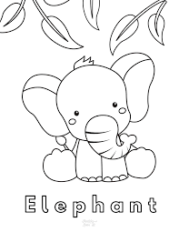 Elephant abstract doodle zentangle paisley coloring pages. Free Printable Elephant Coloring Pages Easy Elephant Pictures To Color