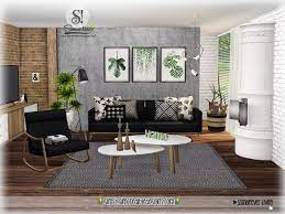 Living room cc & mods for the sims 4: Simcredible S Scandifever Living Room Living Room Sims 4 Sims 4 Cc Furniture Living Rooms Sims House