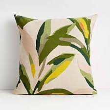 Interlude luxurious square cotton pillow cover and insert. Pillow Covers Crate And Barrel