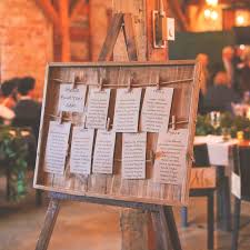 Aster Rustic Wooden Seating Chart
