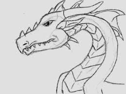 Dragon Pencil Drawing Images Best Drawing Ideas Click on the image and see how simply i sketched the very approximate outlines of the head. dragon pencil drawing images best