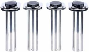 Flush mount rod holders are easy to add to any kayak. 4pcs 90 Degree Rod Holder Flush Mount Stainless Steel Fishing Rod Holders Ean Ebay