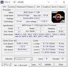 During our tests in the u.s. Amd Ryzen 7 1700 3198 11 Mhz Cpu Z Validator